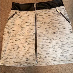 Rock and Republic sweater zip skirt